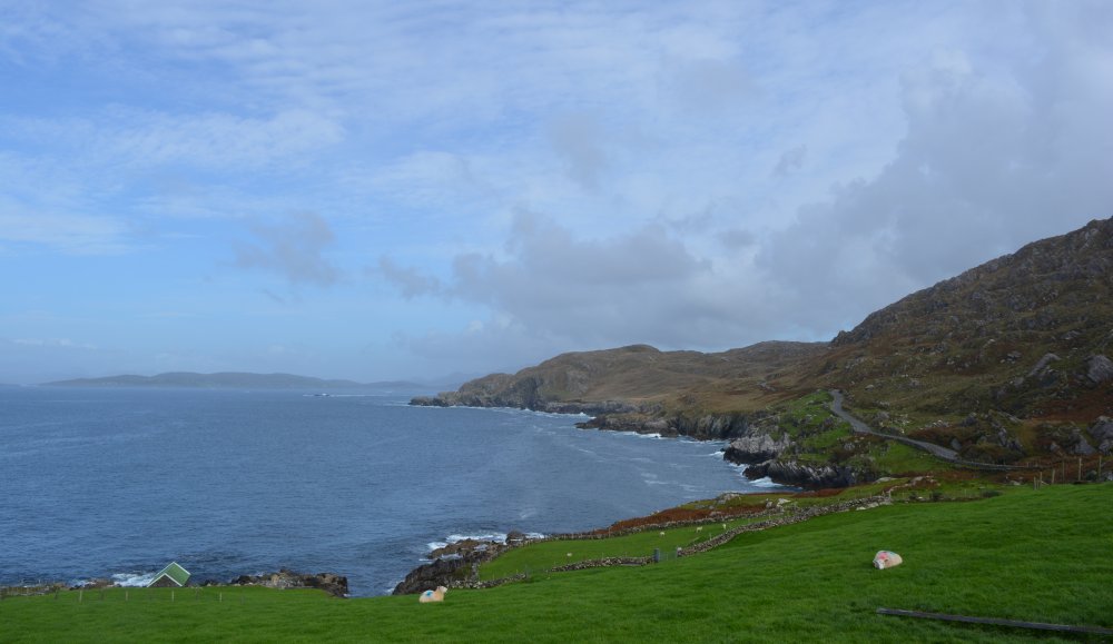 Eyeries village, Beara Peninsula, Ring of Beara, County Cork, Ireland