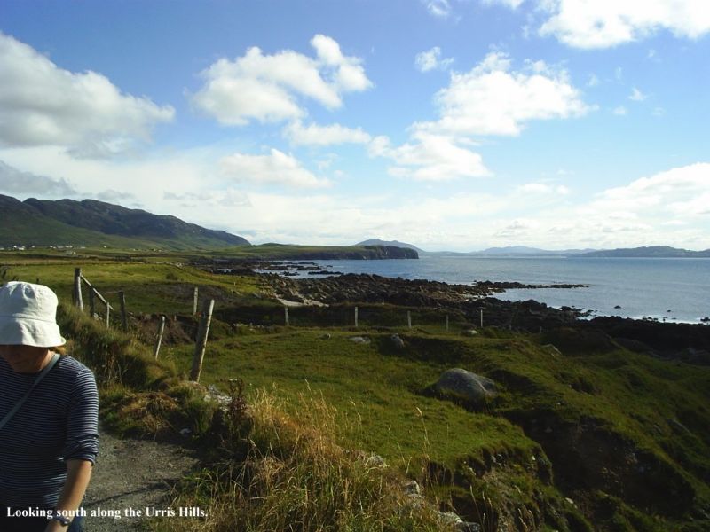 The coast near Urris, looking south.