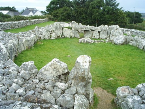 Creevykeel prehistoric court tomb, north of Sligo Town.