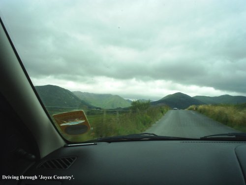 Driving through 'Joyce Country' near Maam Cross, en route to Connemara, Galway. Beautiful, even on a grey day.