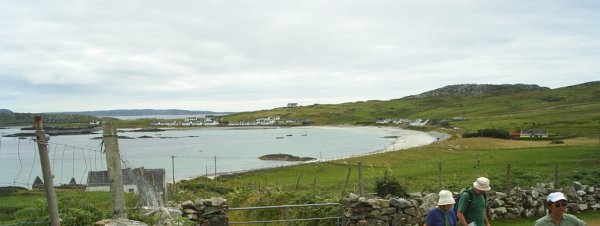 Walking around Inishbofin Island.