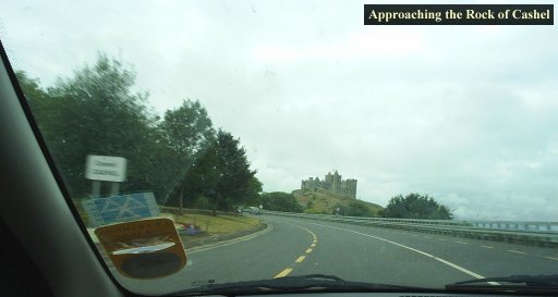 Approaching the Rock of Cashel in County Tipperary