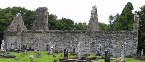 the ruins of Dysert O'Dea Abbey - Dysert O'Dea near Corofin, County Clare, West of Ireland