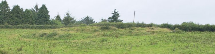 Rath low earthen ring fort - Dysert O'Dea near Corofin, County Clare, West of Ireland