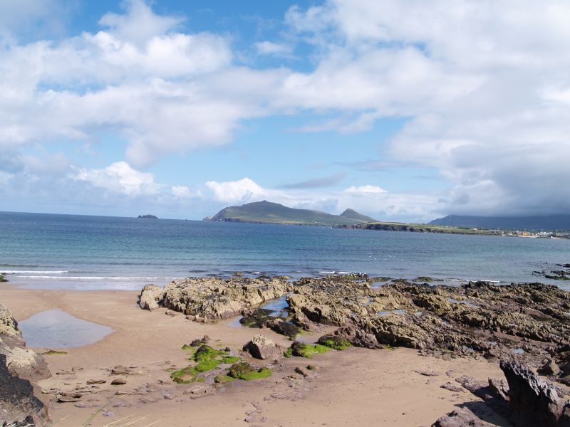 Changes in weather moods over Smerwick Harbour and Mount Brandon - Ballyferriter, Dingle Peninsular, Co. Kerry, West of Ireland