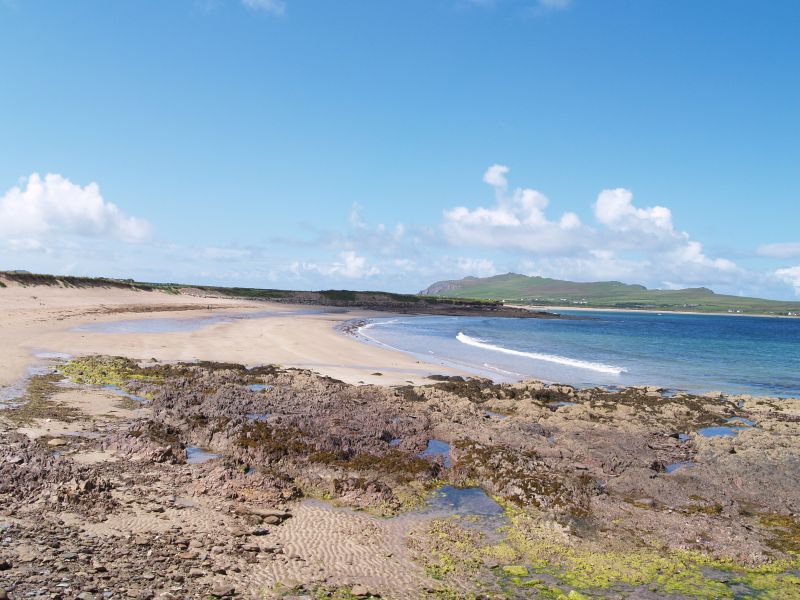 The Three Sisters beyond Wine Strand Beach - Ballyferriter, Dingle Peninsular, Co. Kerry, West of Ireland