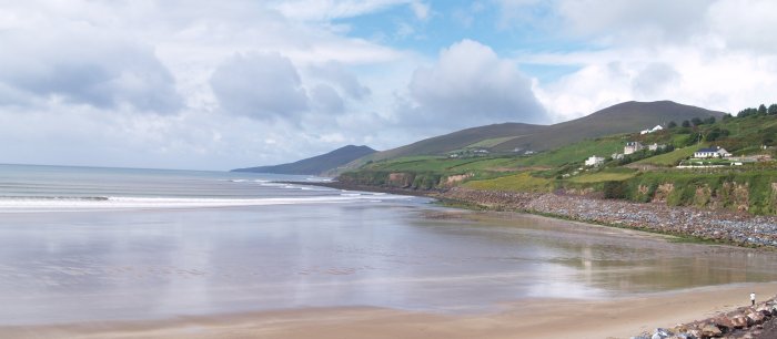 The north end of Inch beach, looking westwards towards Dingle - Dingle Peninsular, Co. Kerry, West of Ireland