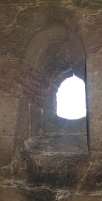 The doorway of The Gallarus Oratory - Early Christian sites, Dingle Peninsular, Co. Kerry, West of Ireland