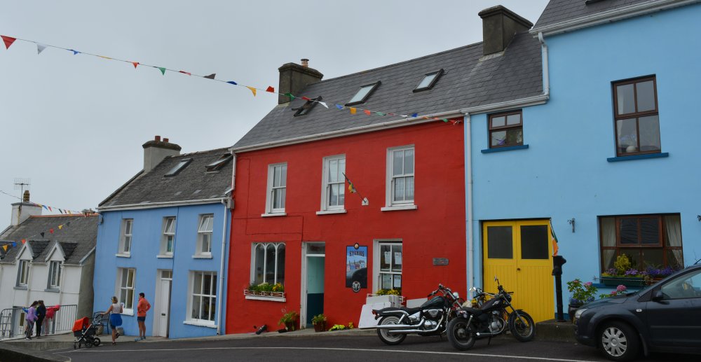 Eyeries village, Beara Peninsula, Ring of Beara, County Cork, Ireland