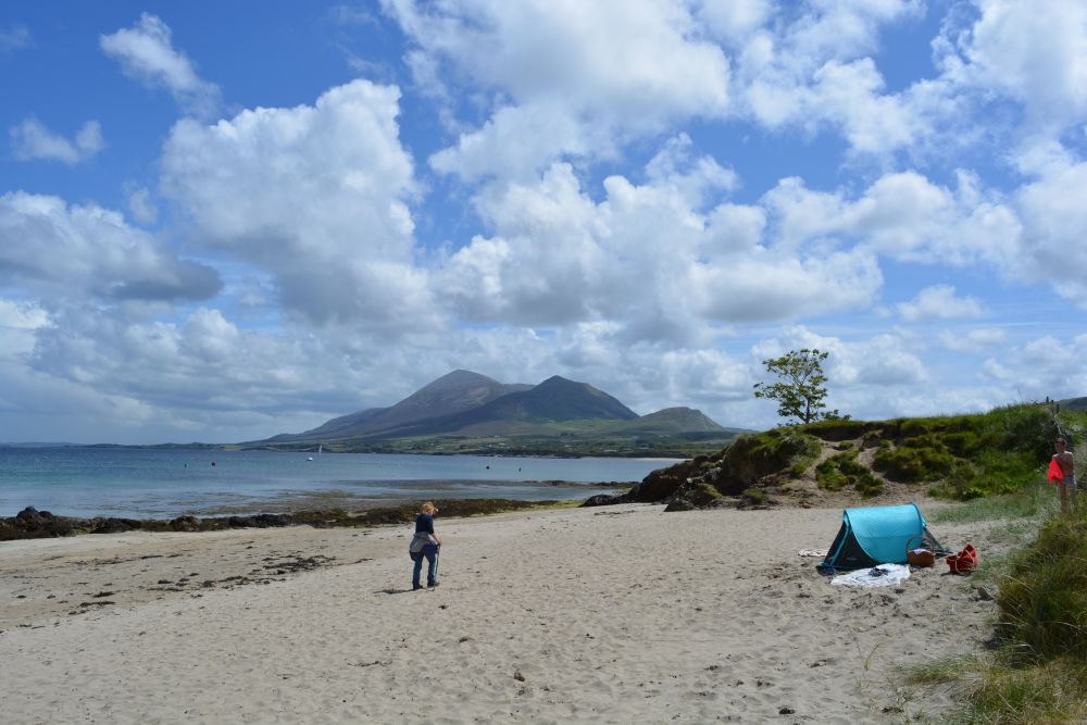 Old Head beach coast walk near Louisburgh