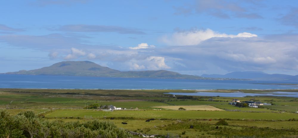 views from Aillemore holiday cottage, Co. Mayo