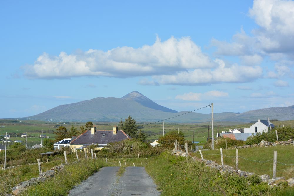 views from Aillemore holiday cottage, Co. Mayo