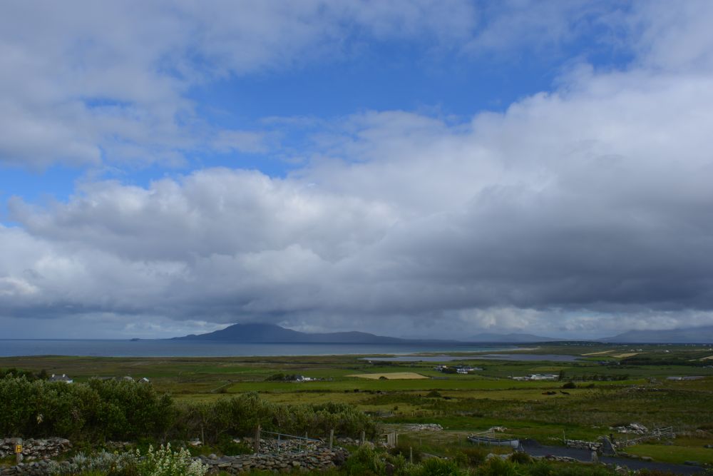 views from Aillemore holiday cottage, Co. Mayo