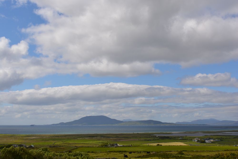 views from Aillemore holiday cottage, Co. Mayo