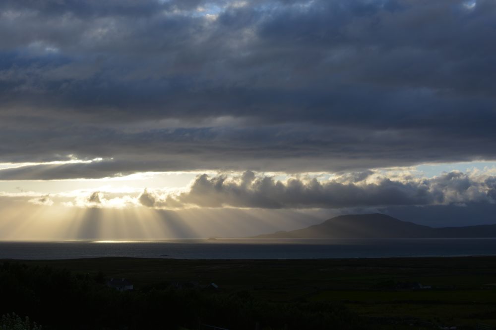 views from Aillemore holiday cottage, Co. Mayo