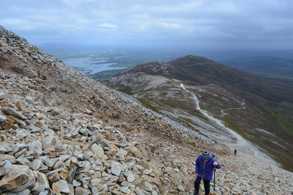 Climbing Croagh Patrick Co. Mayo