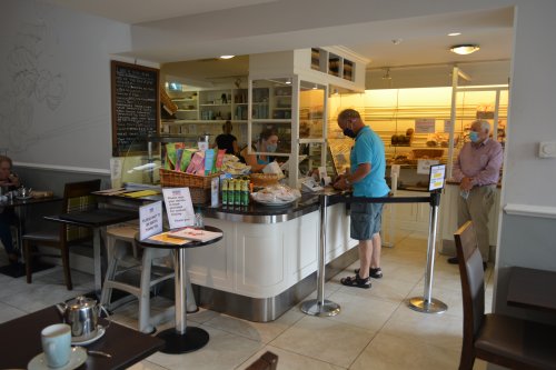 interior of Barron's coffee house cafe in the town of Cappoquin, Co. Waterford, Ireland