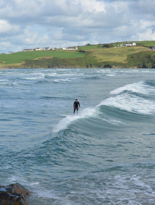 surfing off Inchydoney East Beach Inchydoney Beach, Co. Cork, West of Ireland