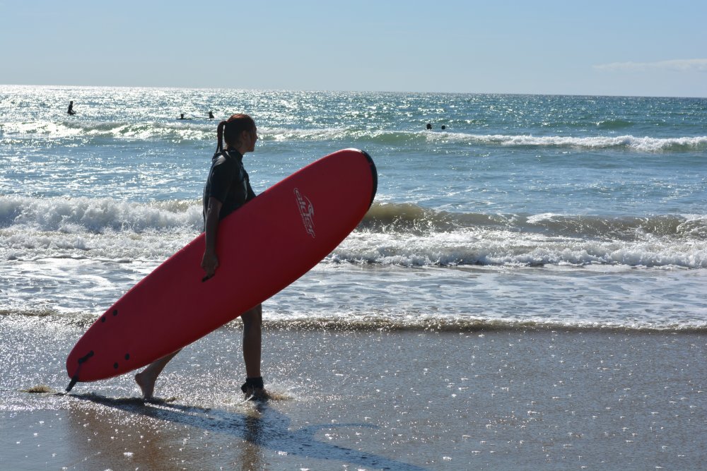 Great surfing off Garrettstown Strand or Garrylucas Beach Co. Cork, West of Ireland