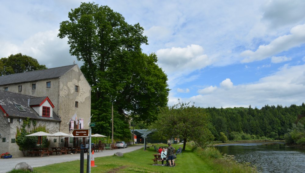 Mullichain Cafe, St Mullin's, on the banks of the River Barrow Walk from Graiguenamanagh to St Mullins, Co. Kilkenny