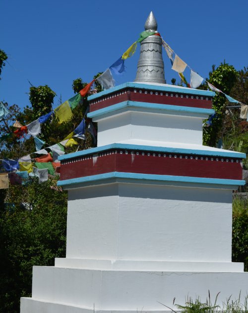 The shrine at the Dzogchen Beara  Buddhist Meditation Centre, Beara Peninsula, Co. Cork