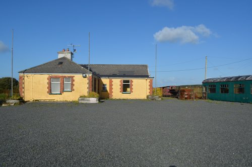 Headquarters museum old railway passenger station building West Clare Railway, Co. Clare, Ireland