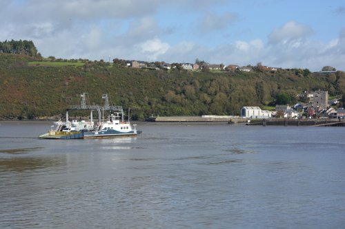 Co. Waterford Passage East to Ballyhack Co. Wexford car ferry south-east Ireland start of Ring of Hook Trip