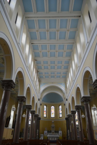 Looking along to the chancel of St Nicholas Church, Carrick-on-Suir