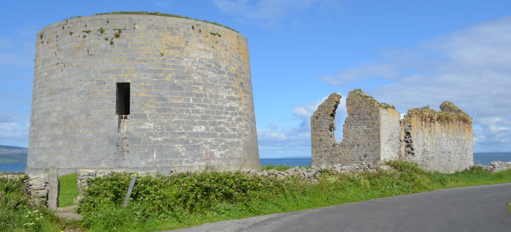 Finavarra Point Martello Tower, The Flaggy Shore, The Burren, Co. Clare, West of Ireland