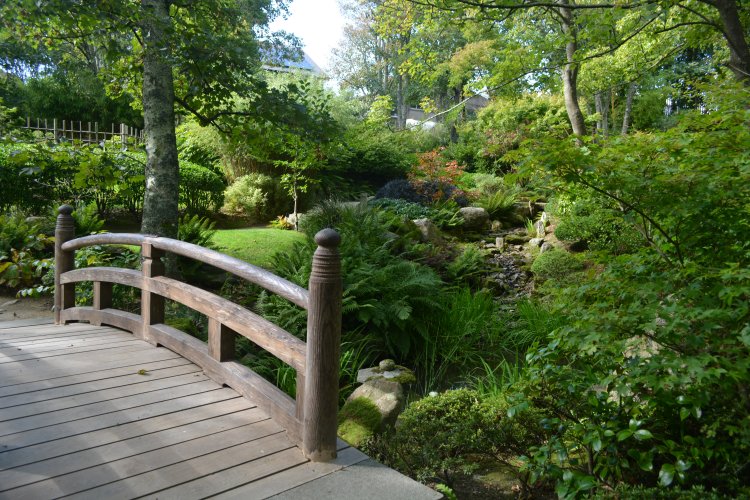 The Stream Gardens (pond gardens) of the Lafcadio Hearn Japanese Gardens, Tramore, Co. Waterford, Ireland
