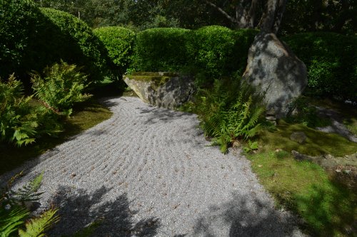 The Zen Garden in the Lafcadio Hearn Japanese Gardens, Tramore, Co. Waterford, Ireland