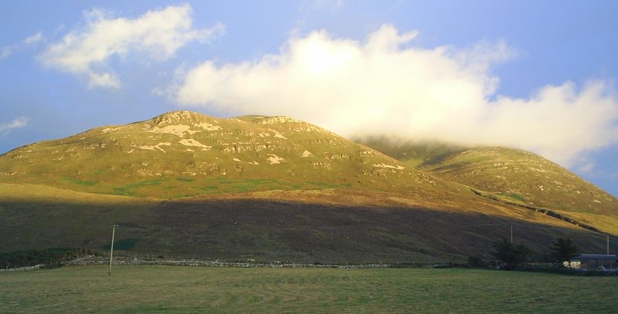 3. Evening sunlight on the Urris Hills, Donegal, Selected scenic views from holidays in the West of Ireland