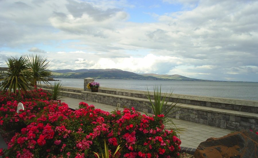 11. The Mourne Mountains of Northern Ireland viewed from Blackrock, County Louth in the Republic - Selected Scenic Views of Holidays in Ireland