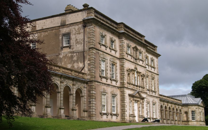 73a. The splendid 18th century mansion of Florence Court, Co. Fermanagh, Northern Ireland (NI). The grand stately house has lovely gardens and grounds to walk around and an excellent cafe too! This was the 18th century home of the former Earls of Enniskillen