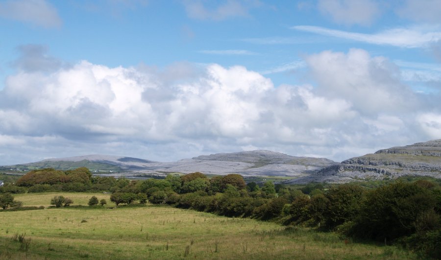 42. The limestone hills and pavements of The Burren, near Ballyvaughan, County Clare, Ireland