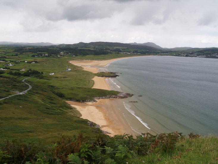 132. The blue flag Portsalon beaches, Fanad Peninsula, Co. Donegal, Ireland.