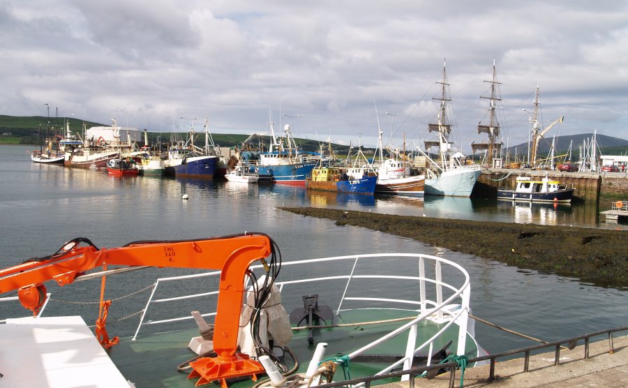 48. Fishing boats in Dingle Town harbour, The Dingle Peninsular, Co. Kerry, West of Ireland, Selected scenic views from holidays in Ireland