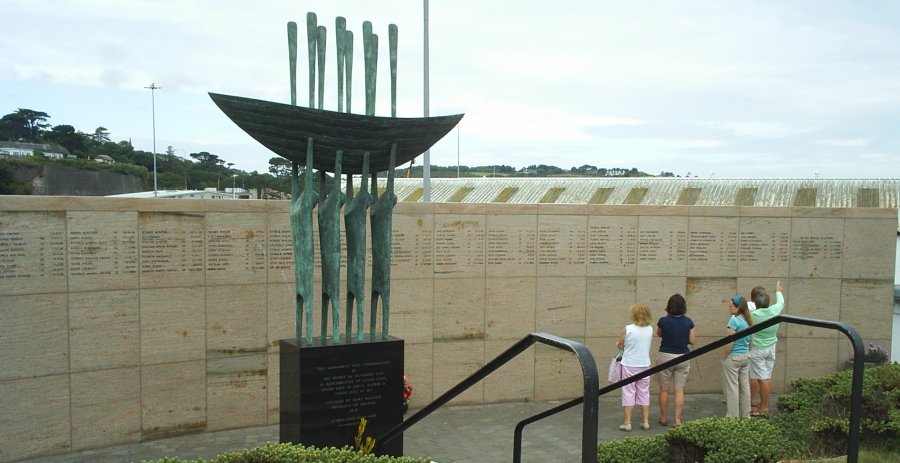 31. The Dunmore East memorial to people who have lost their lives at sea (Co. Waterford). Selected Scenic Views from Holidays in the South-East of Ireland