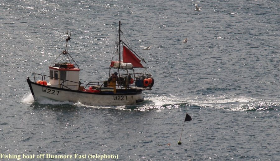 33. Fishing boat off Dunmore East, Co. Waterford. Selected Scenic Views from Holidays in the South-East of Ireland