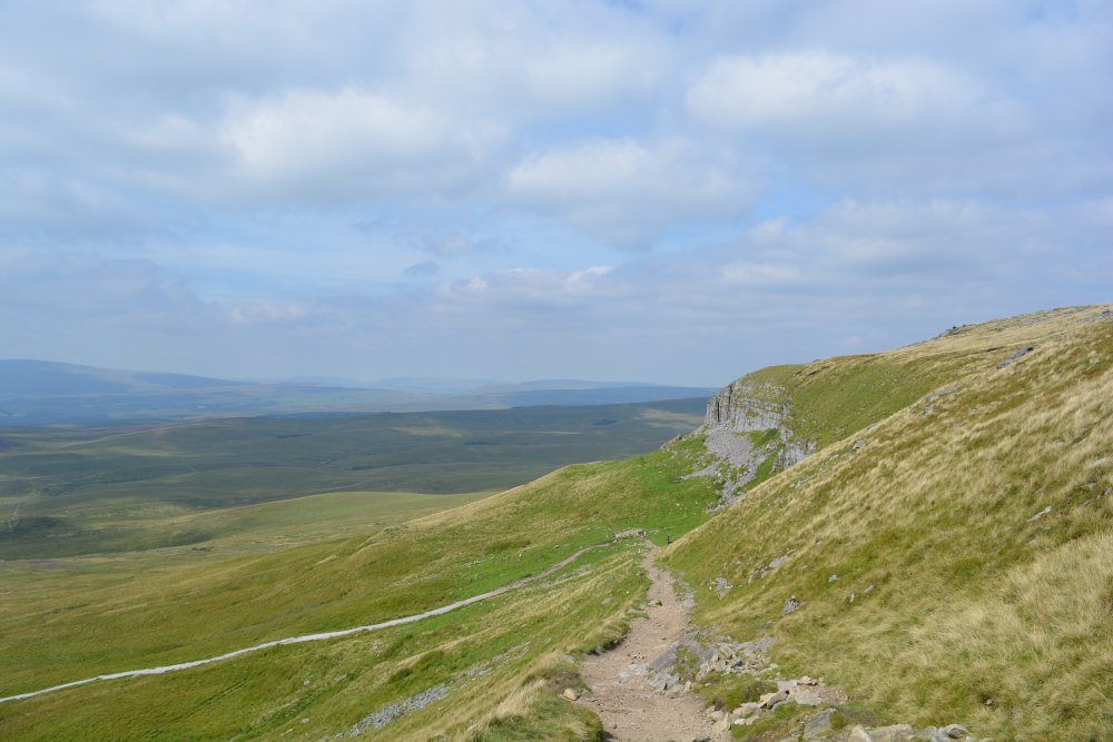 Climbing Pen-y-ghent, walk from Horton-in-Ribblesdale