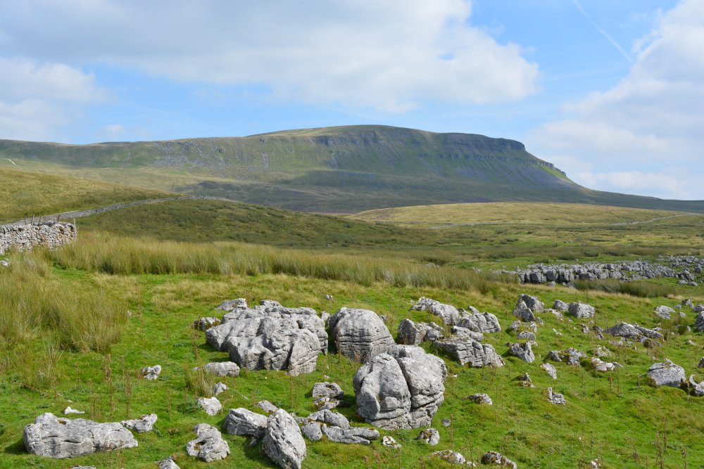 Climbing Pen-y-ghent, walk from Horton-in-Ribblesdale