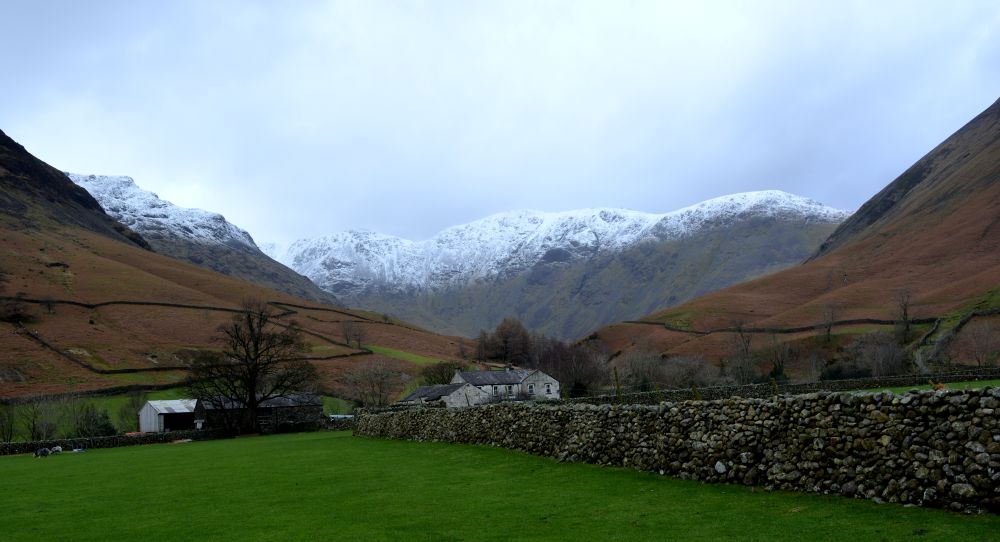 Mosedale walk from upper Wasdale Head to Sty Head Tarn stunning views