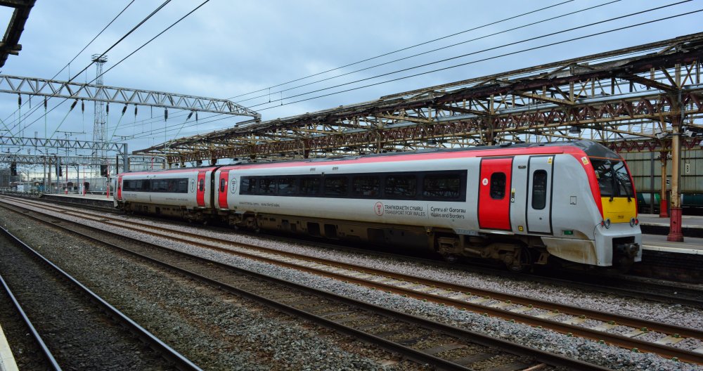 Crewe station Class 175 DMU 175011 Transport for Wales service from Manchester Piccadilly to Shrewsbury and many stations in South Wales