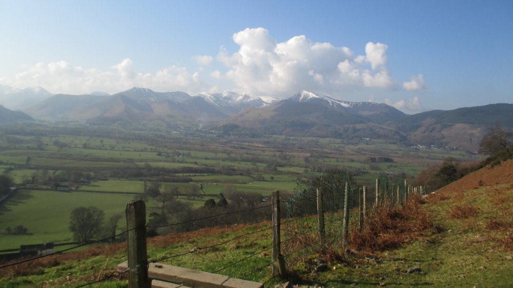 Climbing Skiddaw from Millbeck, Cumbria, Lake District National Park, England
