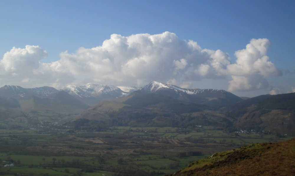 Climbing Skiddaw from Millbeck, Cumbria, Lake District National Park, England
