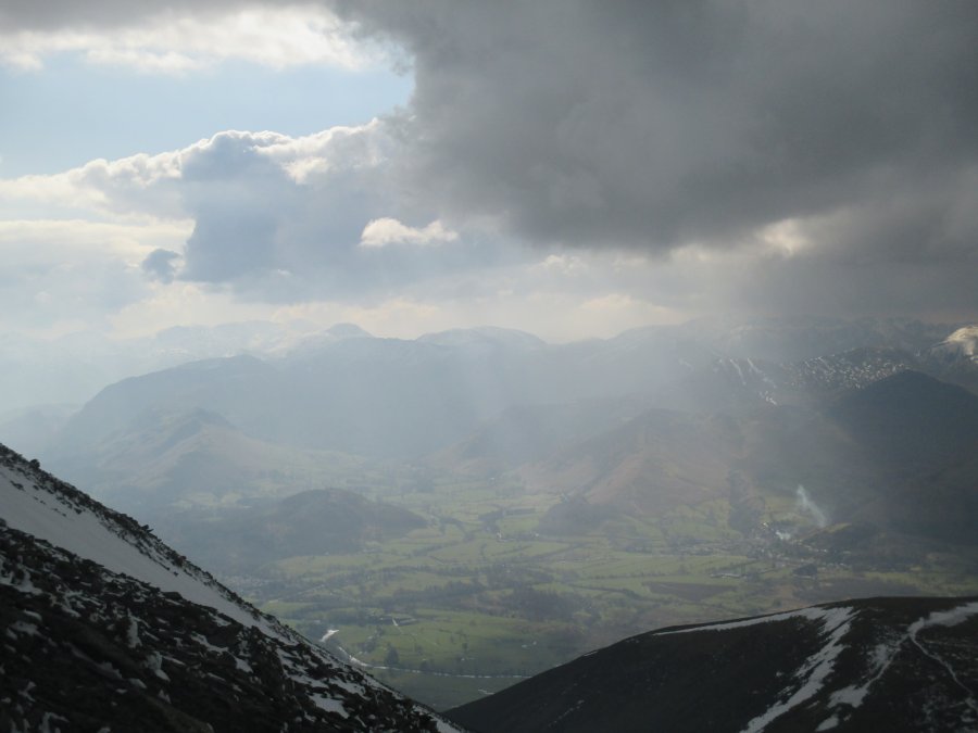 Climbing Skiddaw from Millbeck, Cumbria, Lake District National Park, England