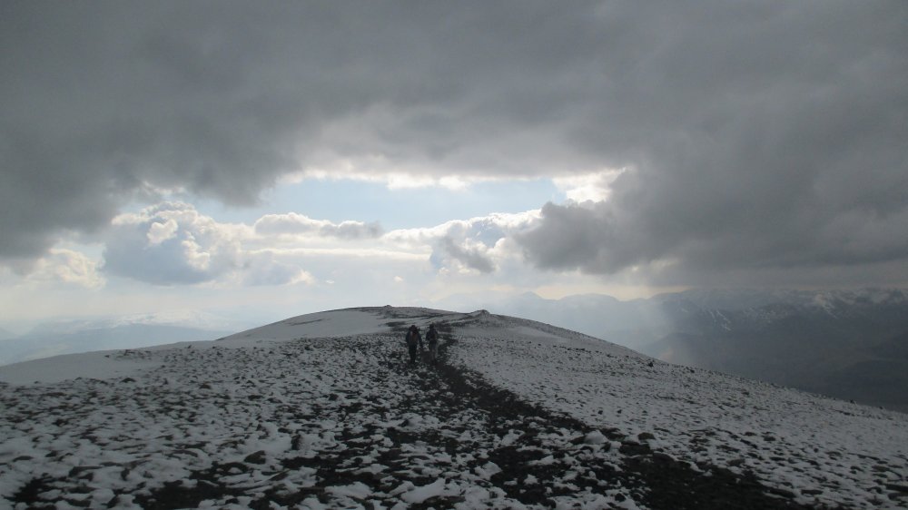 Climbing Skiddaw from Millbeck, Cumbria, Lake District National Park, England