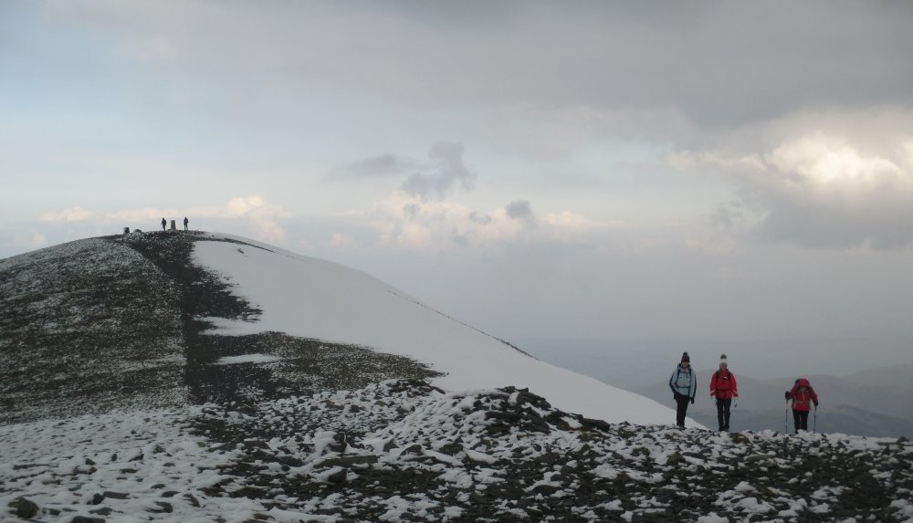 Climbing Skiddaw from Millbeck, Cumbria, Lake District National Park, England