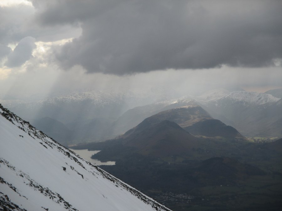 Climbing Skiddaw from Millbeck, Cumbria, Lake District National Park, England