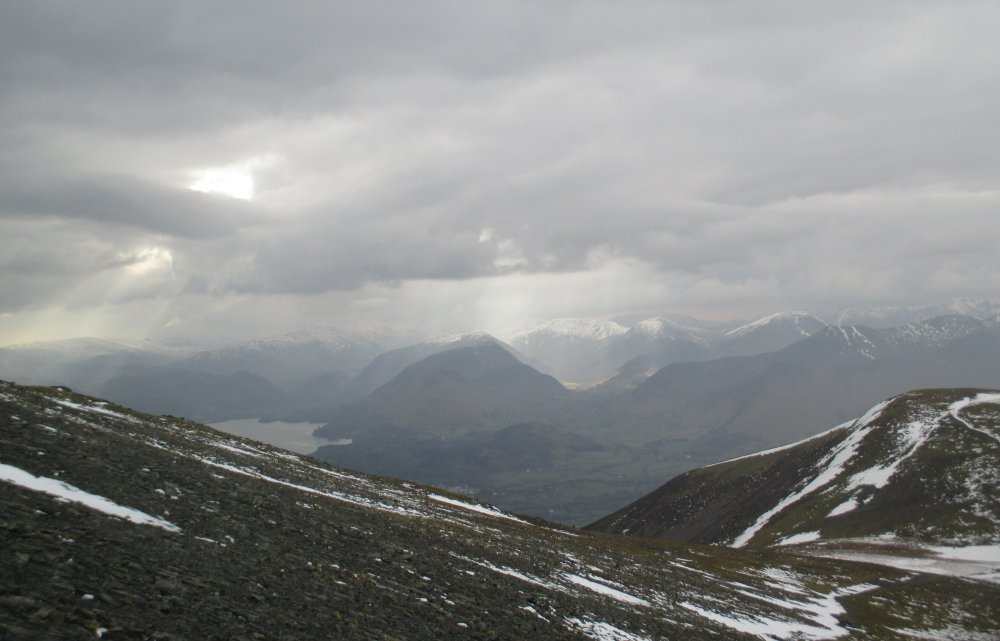 Climbing Skiddaw from Millbeck, Cumbria, Lake District National Park, England